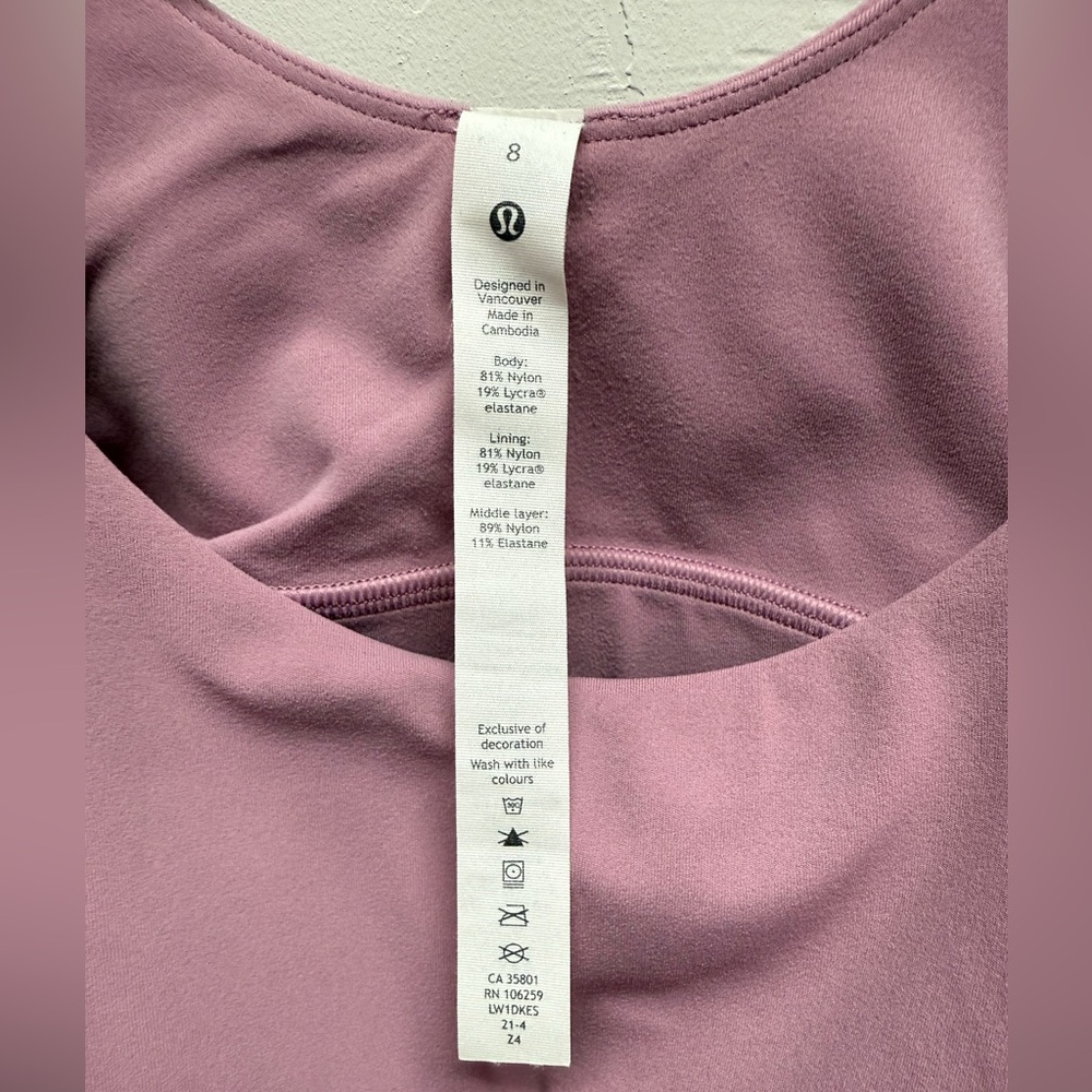 Lululemon High Neck Align Tank - size 8 - Picture 3 of 4